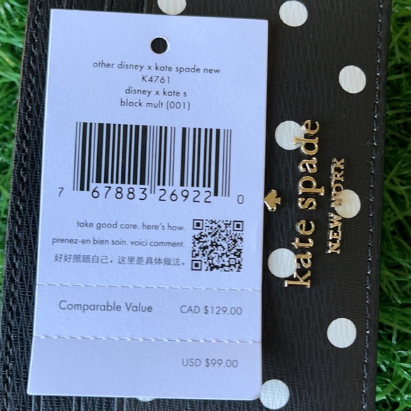 disney x kate spade new york other minnie mouse cardholder - Picture 7 of 16